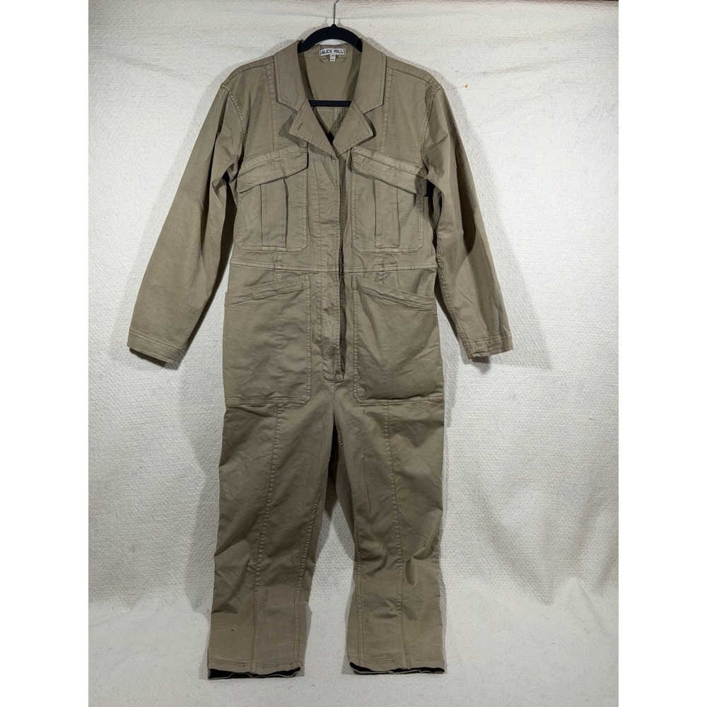 Alex Mill Utility Jumpsuit Womens Medium Khaki Workwear Heritage Coveralls